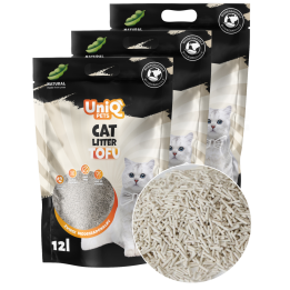 Ekologiczny żwirek dla kota tofu 15 kg naturalny biodegradowalny - EMPIK TEST