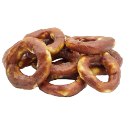 Naturalny przysmak przekąska dla psa ring z kaczki ze skórą wołową 500g UNIQ PETS