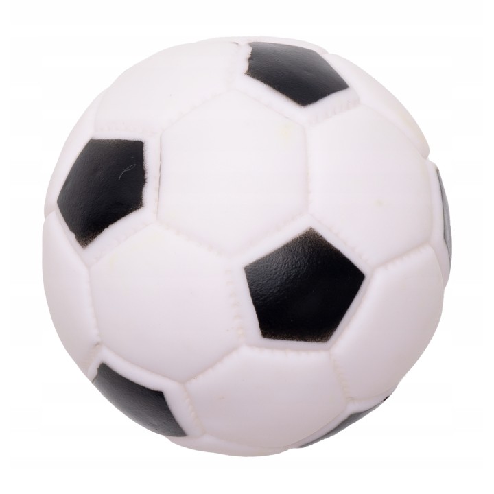 UNIQ PETS zabawka piłka dla psa football biała 8,5cm