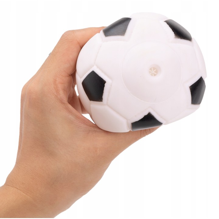 UNIQ PETS zabawka piłka dla psa football biała 8,5cm