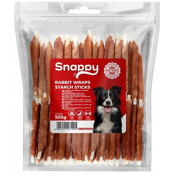 Pałeczki z królikiem dla psa- przysmaki dla psa 500g SNAPPY