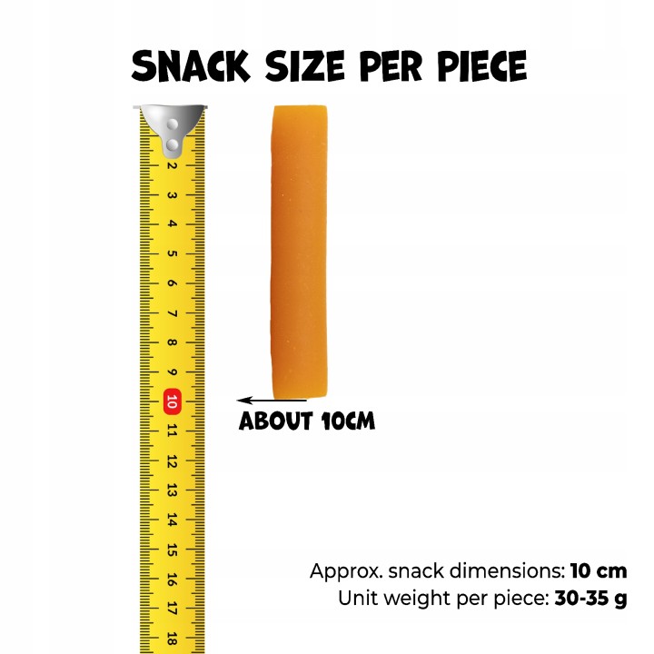 Przysmaki dla psa bataty multiwitaminowe miękkie pałeczki dla psa 500g UNIQ PETS