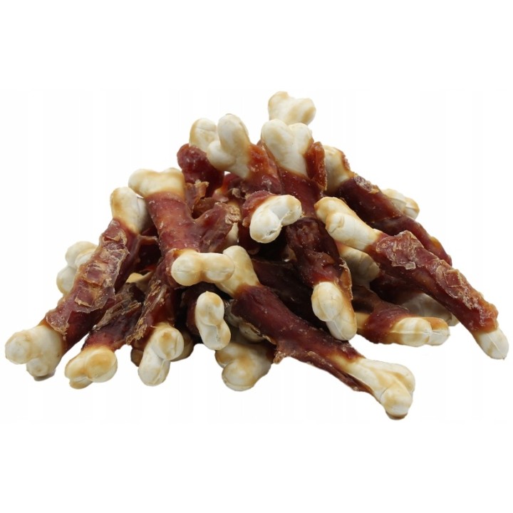 PAWFECT BITES kostki owinięte kaczka kostka wapienna 500g