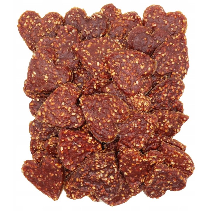 PAWFECT BITES przysmaki dla psa serduszka z kaczką i ryżem 500g