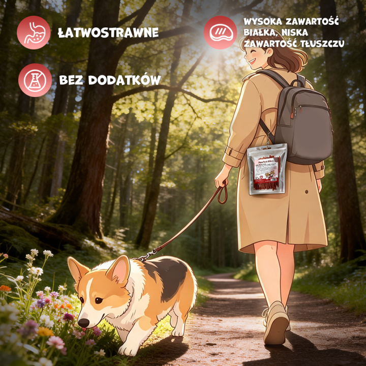 PAWFECT BITES przysmaki dla psa paluszki z wołowiny 500g