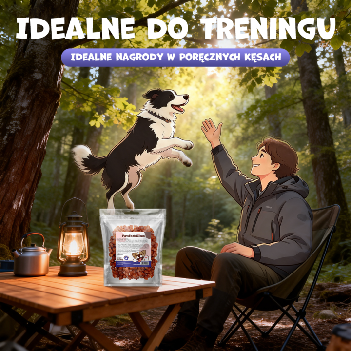 PAWFECT BITES smaczki dla psa naturalne treningowe królik 500g