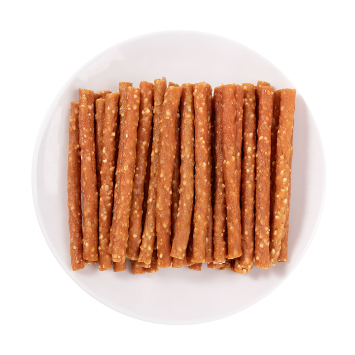 PAWFECT BITES przysmak dla psa kabanosy z kaczka i ryżem 500g