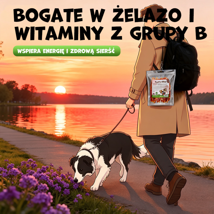 PAWFECT BITES smakołyk dla psa miękka piers z kaczki 500g
