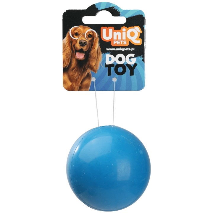 UNIQ PETS zabawka dla psa twarda gumowa piłka o zapachu wanilii 7cm