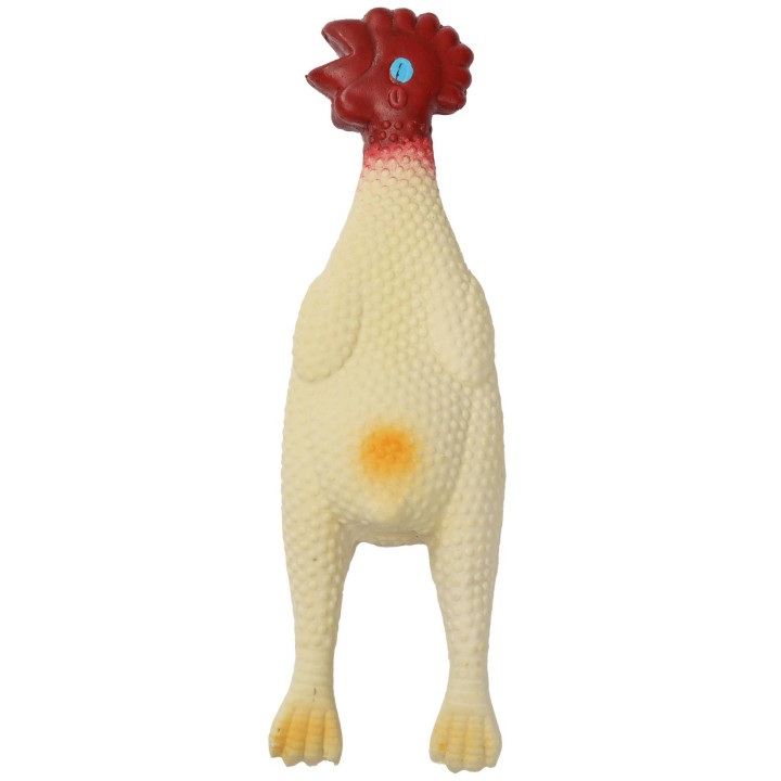 UNIQ PETS Zabawka dla psa lateksowy kurczak z piszczałką