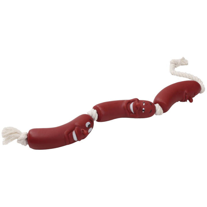 UNIQ PETS zabawka dla psa kiełbaski na sznurku 60cm