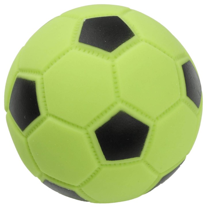 UNIQ PETS zabawka dla psa winylowa piłka soccer z piszczałką 9cm