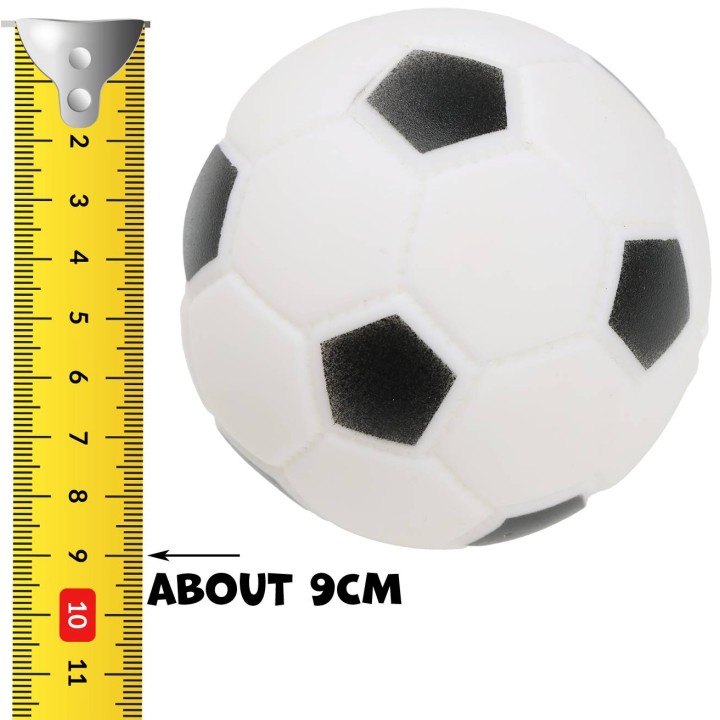 UNIQ PETS zabawka dla psa winylowa piłka soccer z piszczałką 9cm