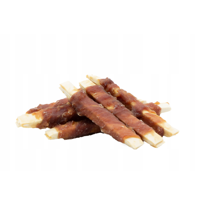 UNIQ PETS PRZYSMAKI DLA PSA MEATY 500g paski ryby z kaczką