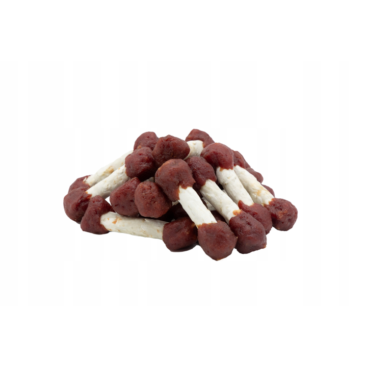 UNIQ PETS PRZYSMAKI DLA PSA RAWHIDE 500g hantelki z kaczką