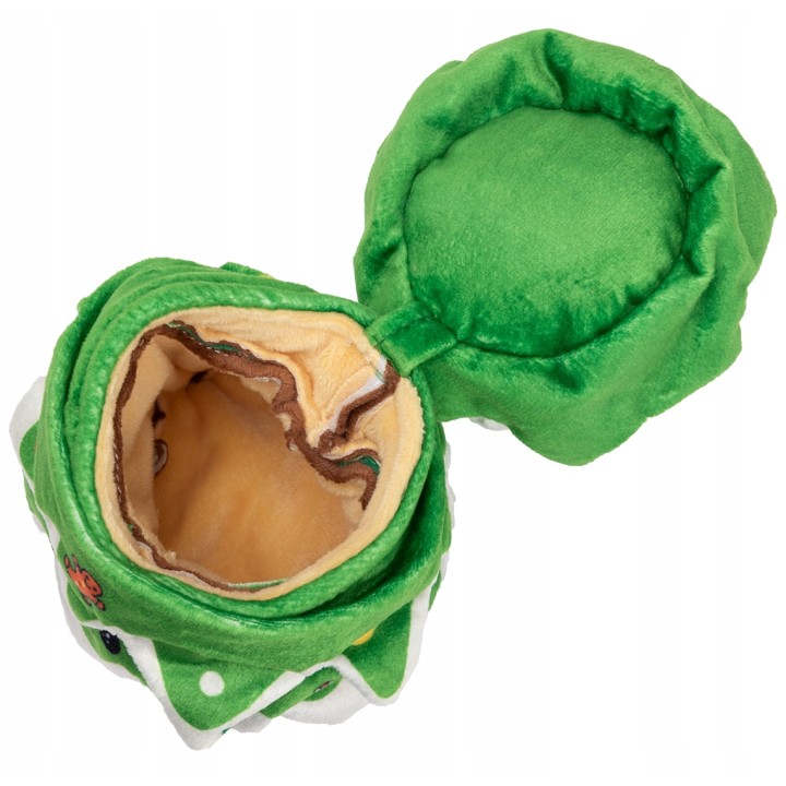 UNIQ PETS PLUSZOWA ZABAWKA DLA PSA SQUEAKIES Mikołaj w choince z piszczałką Choinka: 10x10x24cm, Ludzik: 10x3x14cm