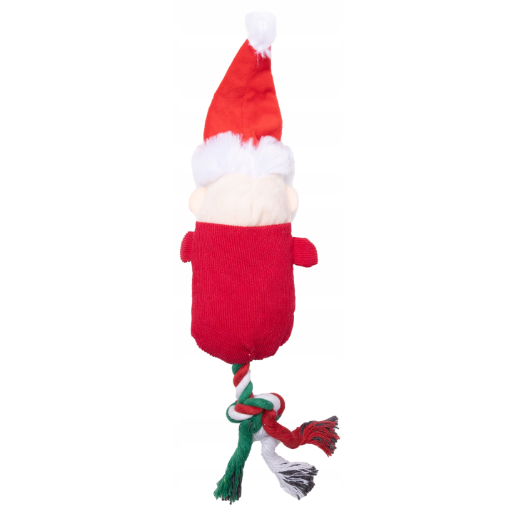 UNIQ PETS Pluszowa zabawka dla psa SQUEAKIES świąteczny szarpak z piszczałką 40 cm