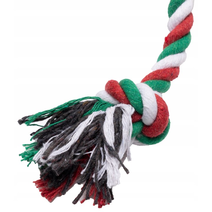 UNIQ PETS Pluszowa zabawka dla psa SQUEAKIES świąteczny szarpak z piszczałką 40 cm