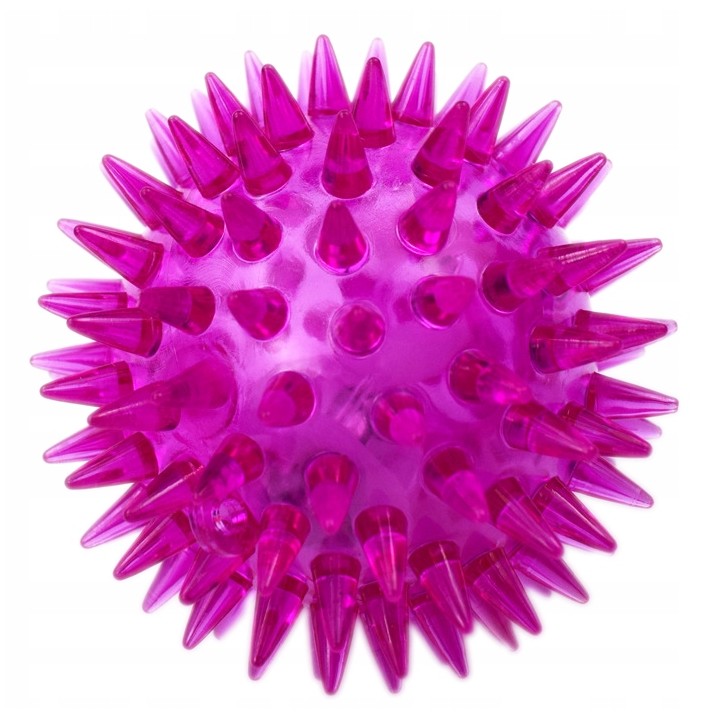 UNIQ PETS ZABAWKA DLA KOTA PUFFIES piłka świecąca z kolcami 7,5cm