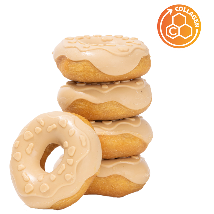 UNIQ PETS PRZYSMAKI DLA PSA COLLAGEN 50 g x 10 szt donut z kurczakiem i kokosem 7cm