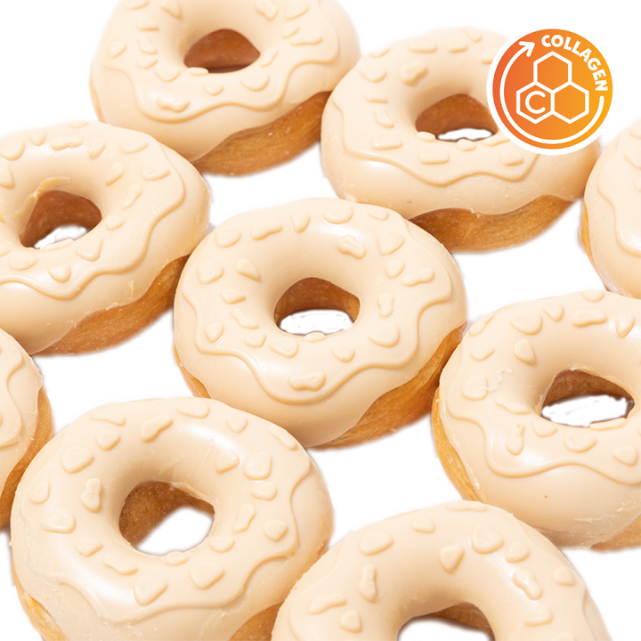 UNIQ PETS PRZYSMAKI DLA PSA COLLAGEN 50 g x 10 szt donut z kurczakiem i kokosem 7cm