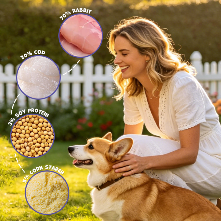 UNIQ PETS PRZYSMAKI DLA PSA CHEWY 500g kostki z królika i dorsza miękkie