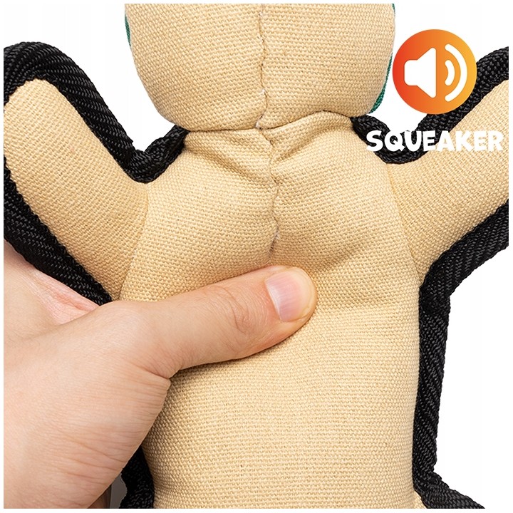 UNIQ PETS ZABAWKA SQUEAKIES Zielony krokodyl z piszczałką 39,2x18x7,8cm