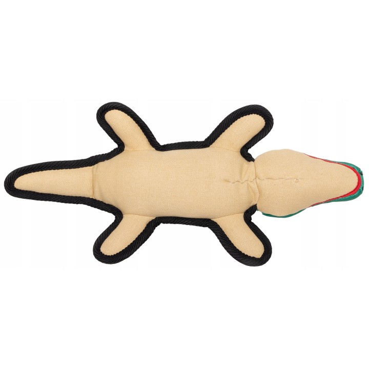 UNIQ PETS ZABAWKA SQUEAKIES Zielony krokodyl z piszczałką 39,2x18x7,8cm