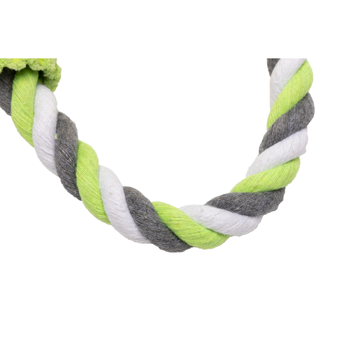 UNIQ PETS ZABAWKA SQUEAKIES Zielona zabawka do przeciągania w kształcie węża z piszczałką 36x11x9cm