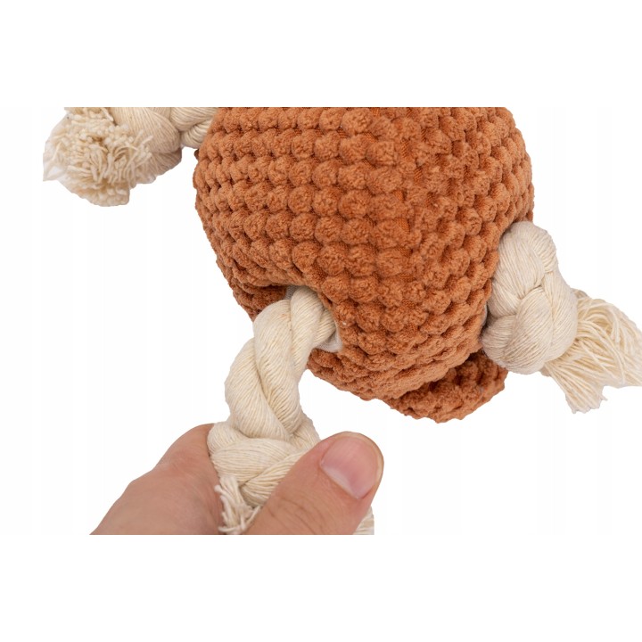 UNIQ PETS ZABAWKA SQUEAKIES Szarpak dla psa z piszczałką 22×23×15cm