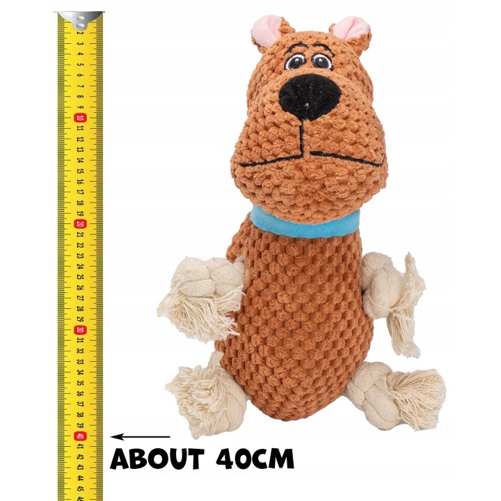 UNIQ PETS ZABAWKA SQUEAKIES Szarpak dla psa z piszczałką 22×23×15cm