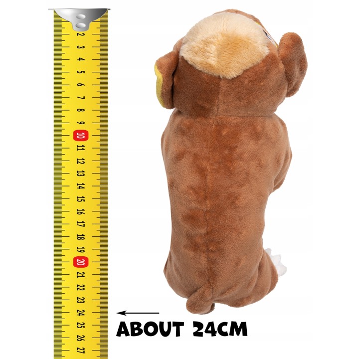 UNIQ PETS ZABAWKA SQUEAKIES Brązowy mamut z piszczałką 24×22×16cm