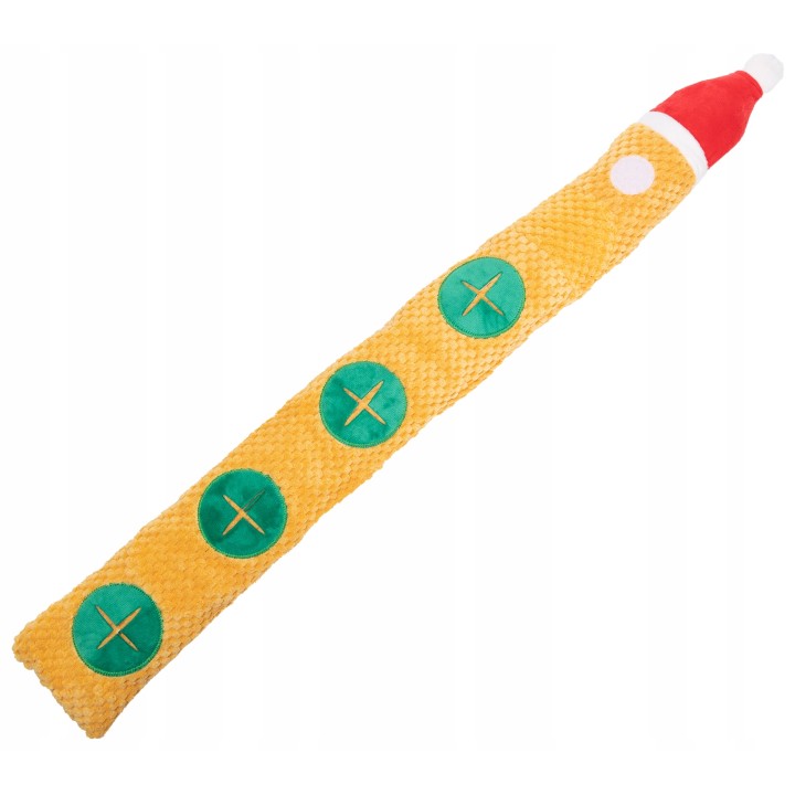 UNIQ PETS PLUSZOWA ZABAWKA DLA PSA SNIFFIES Zwijany Świąteczny stworek 69x8x3cm
