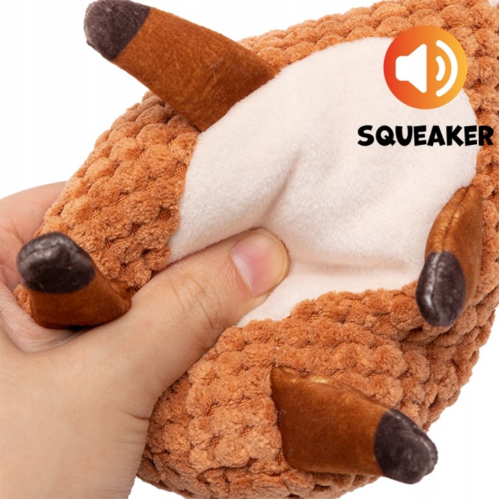 UNIQ PETS PLUSZOWA ZABAWKA DLA PSA SNIFFIES Rozciągliwy Rudolf z piszczałką 46x17x13cm