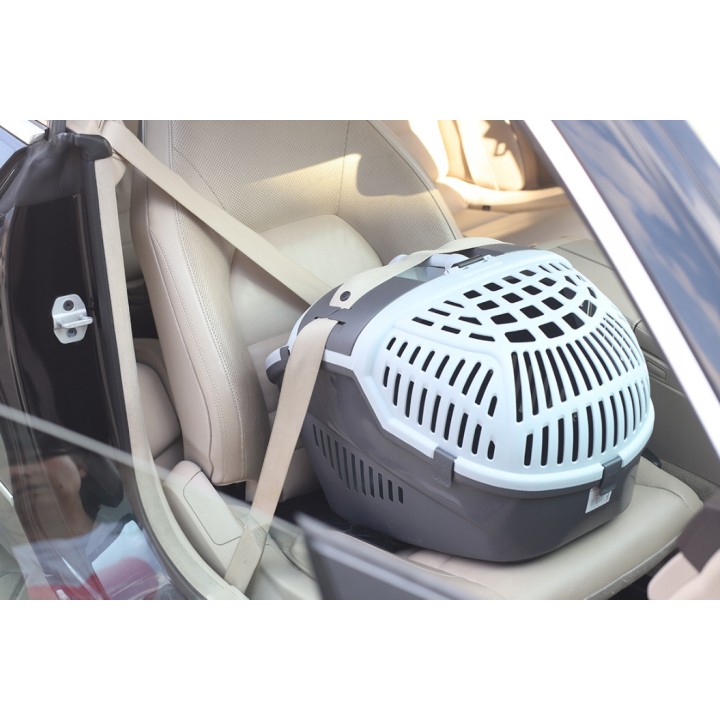 MPS TRANSPORTER DLA ZWIERZĄT SAFEPORT AVIOR BPA FREE szary 57,5x39,5x40,5cm do 10 kg