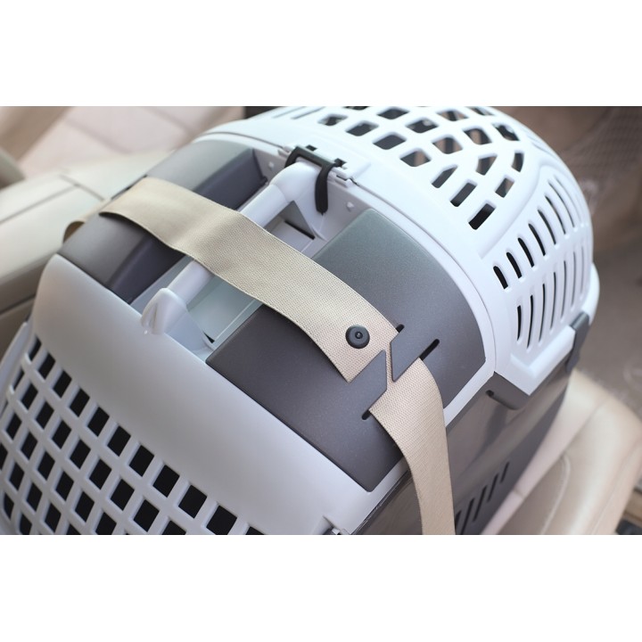 MPS TRANSPORTER DLA ZWIERZĄT SAFEPORT AVIOR BPA FREE szary 57,5x39,5x40,5cm do 10 kg