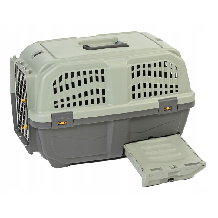 MPS TRANSPORTER DLA ZWIERZĄT CAT TRAVEL BPA FREE szary z kuwetą dla kota 60x40x39cm do 24 kg