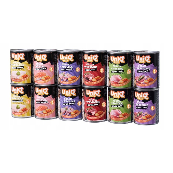 UNIQ PETS Mokra karma dla psa ROYAL BEEF wołowina