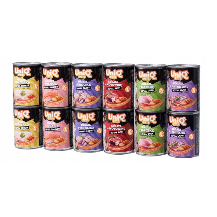 UNIQ PETS Mokra karma dla psa ROYAL LAMB jagnięcina
