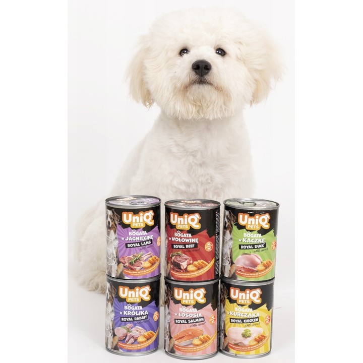 UNIQ PETS Mokra karma dla psa ROYAL SALMON łosoś