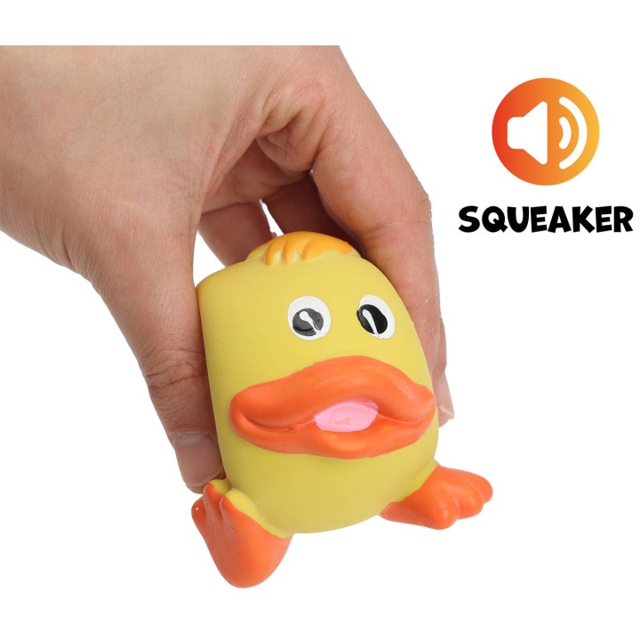 UNIQ PETS piłka dla psa kaczka zabawka piszcząca 6cm