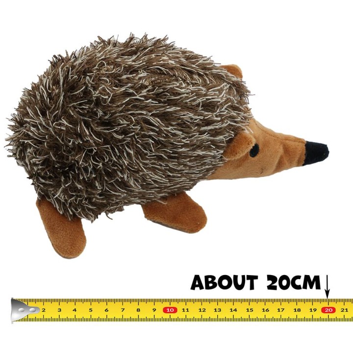 UNIQ PET zabawka pluszowa dla psa jeż zabawka z piszczałką 20x13cm