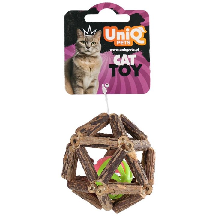 UNIQ PETS Zabawka dla kota MATATOYS matatabi geometric z kulką i dzwonkiem