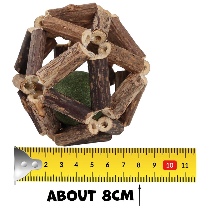 UNIQ PETS ZABAWKA DLA KOTA MEOWTURE matatabi geometryczne z kulką kocimiętki 8cm