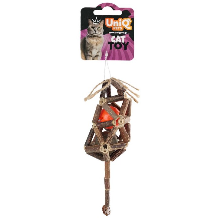 UNIQ PETS ZABAWKA DLA KOTA MATATOYS matatabi geometryczne z kulką z dzwonkiem 19cm