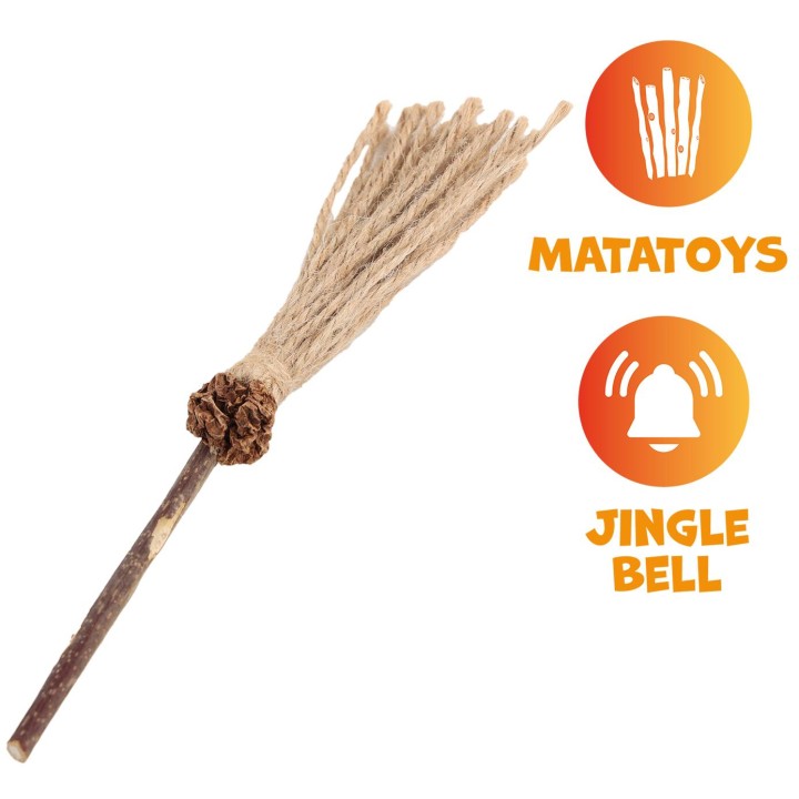 UNIQ PETS ZABAWKA DLA KOTA MATATOYS pałeczki matatabi miotełka 18cm