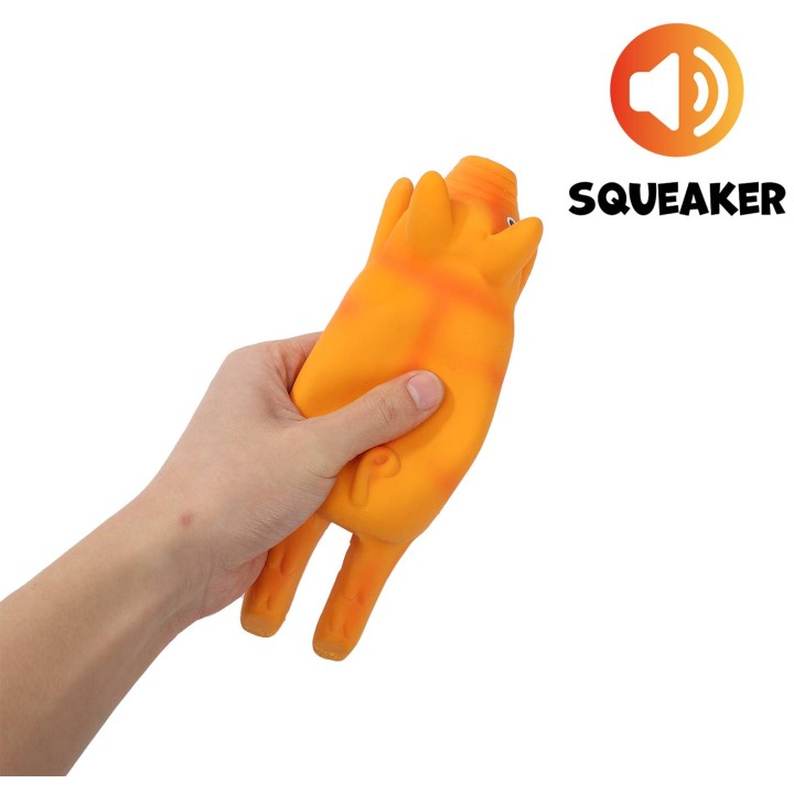 UNIQ PETS ZABAWKA DLA PSA SQUEAKIES świnka z piszczałką 23cm
