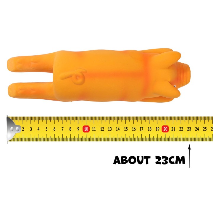 UNIQ PETS ZABAWKA DLA PSA SQUEAKIES świnka z piszczałką 23cm