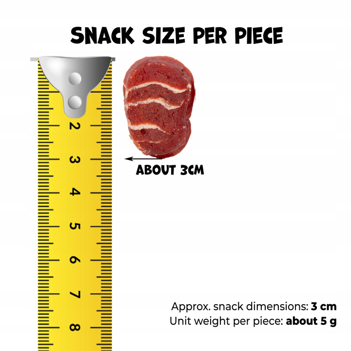 Miękkie smaczki dla psa kaczka dorsz naturalne przysmaki 500g Uniq Pets