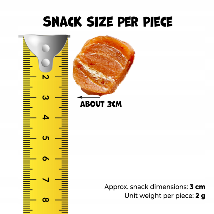 Smaczki dla psa łosoś dorsz naturalne przysmaki dla psa 500g Uniq Pets